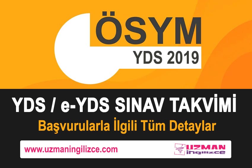 2019 YDS e-YDS SINAV TAKVİMİ