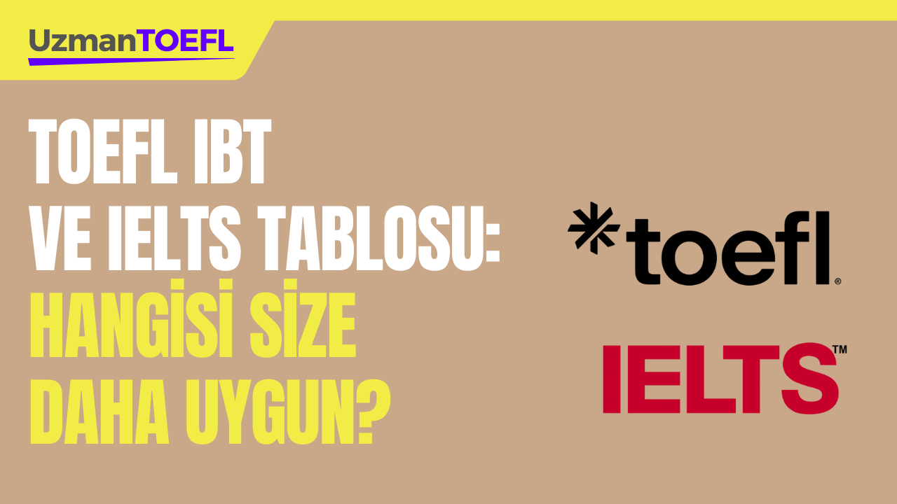 TOEFL iBT ve IELTS Tablosu: Hangisi Size Daha Uygun?