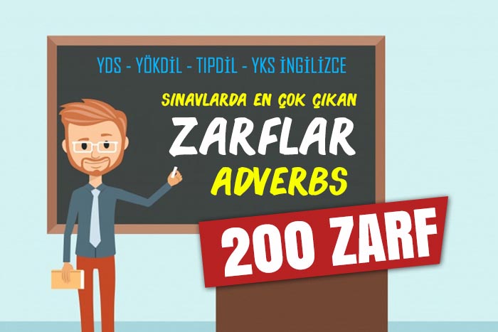 TIPDİL'DE EN ÇOK ÇIKAN 200 ADET ZARF (Adverbs)