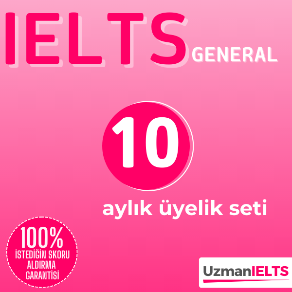 10 Aylık Üyelik Seti (IELTS General)