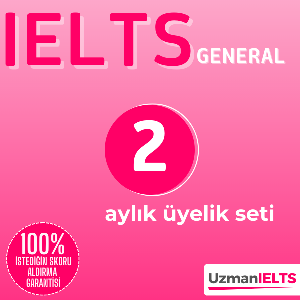 2 Aylık Üyelik Seti (IELTS General)