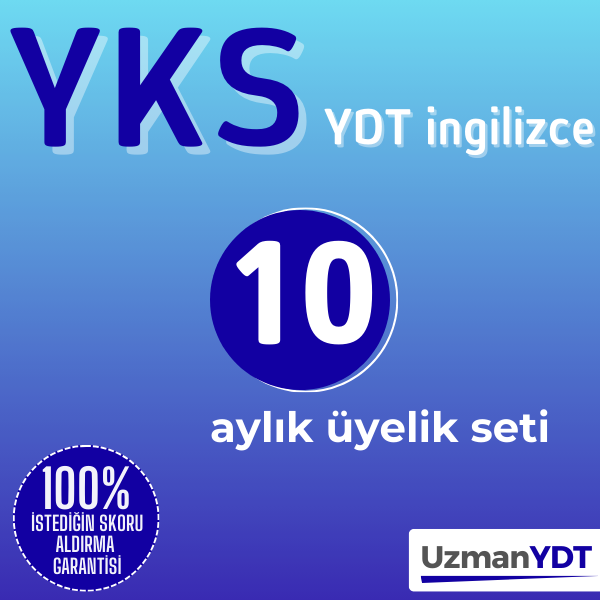 10 Aylık Üyelik Seti (YDT İngilizce)