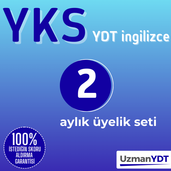 2 Aylık Üyelik Seti (YDT İngilizce)