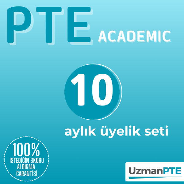 10 Aylık Üyelik Seti (PTE Academic)