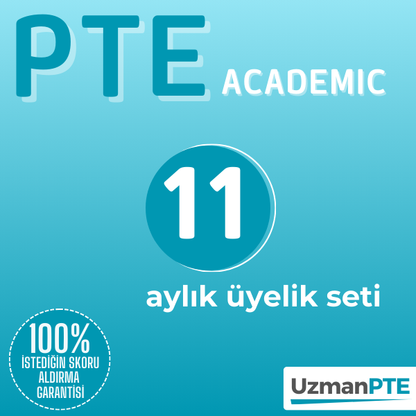 11 Aylık Üyelik Seti (PTE Academic)