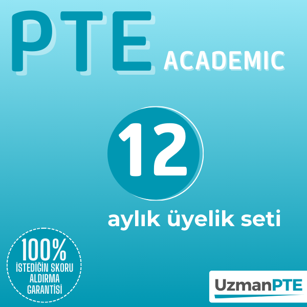 12 Aylık Üyelik Seti (PTE Academic)