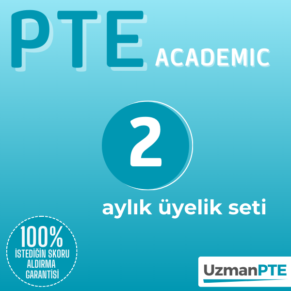 2 Aylık Üyelik Seti (PTE Academic)