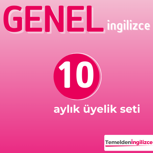 10 Aylık Üyelik Seti (Genel İngilizce)