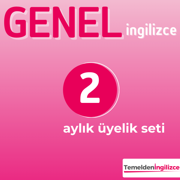 2 Aylık Üyelik Seti (Genel İngilizce)