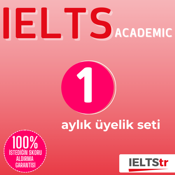 1 Aylık Üyelik Seti (IELTS Academic)