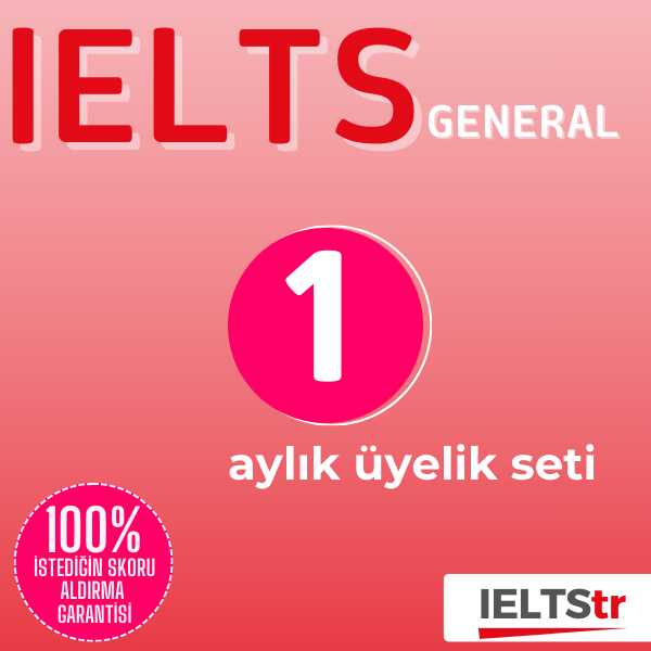 1 Aylık Üyelik Seti (IELTS General)