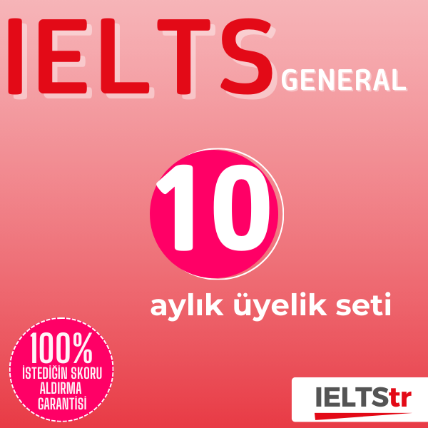 10 Aylık Üyelik Seti (IELTS General)