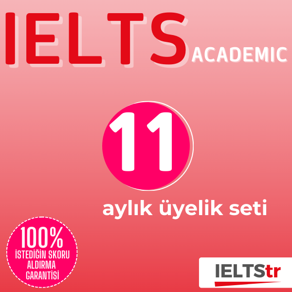 11 Aylık Üyelik Seti (IELTS Academic)