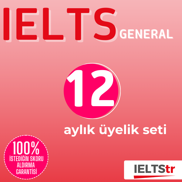 12 Aylık Üyelik Seti (IELTS General)