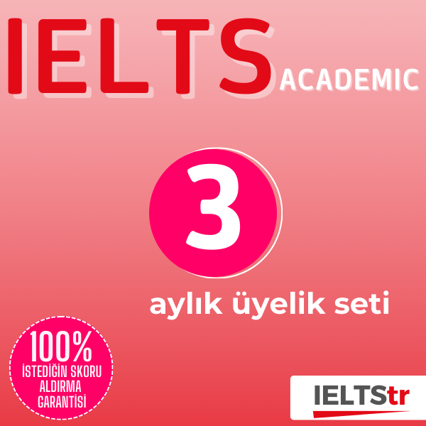 3 Aylık Üyelik Seti (IELTS Academic)