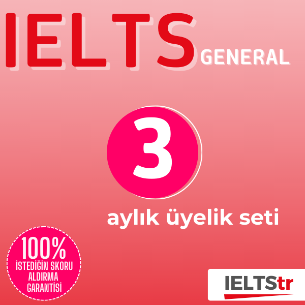 3 Aylık Üyelik Seti (IELTS General)