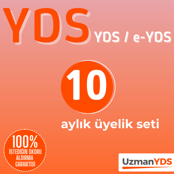 10 Aylık Üyelik Seti (YDS / e-YDS)