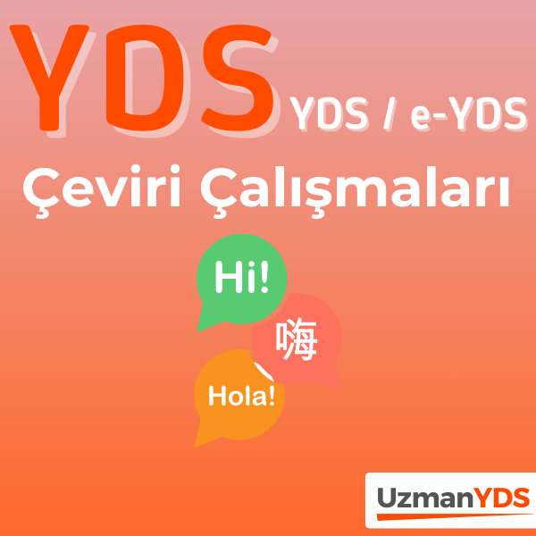 YDS / e-YDS Çeviri Çalışmaları