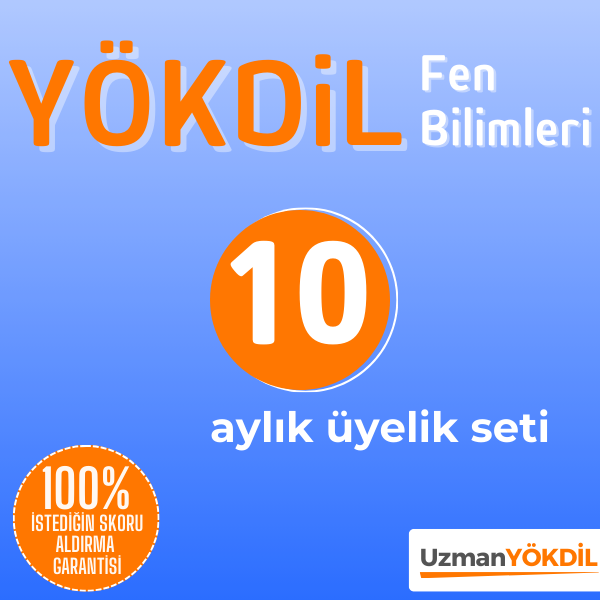 10 Aylık Üyelik Seti (YÖKDİL Fen)