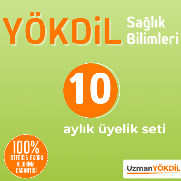 10 Aylık Üyelik Seti (YÖKDİL Sağlık)