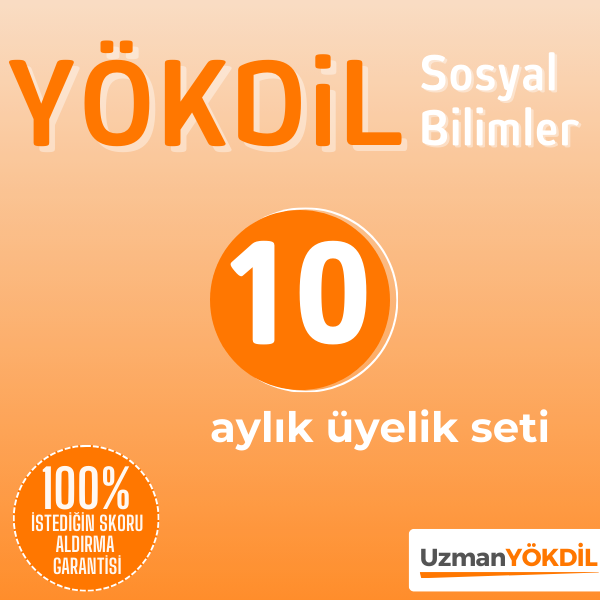 10 Aylık Üyelik Seti (YÖKDİL Sosyal)